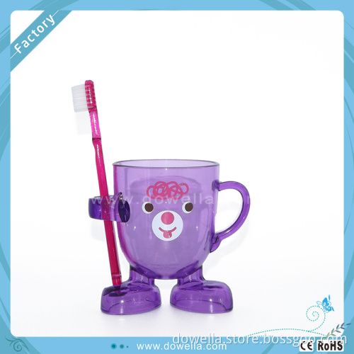 Promotional plastic mug for tooth cleaning/tooth cleaning cup